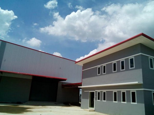 โรงงานสร้างใหม่ให้เช่า คลองหลวง พร้อมออฟฟิศ 2 ชั้น